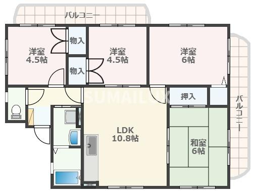 熊本市南区田井島3丁目&nbsp;3階建&nbsp;築33年のイメージ