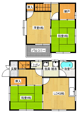 間取り：234039287490