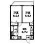 月村マンションNo.22の間取り