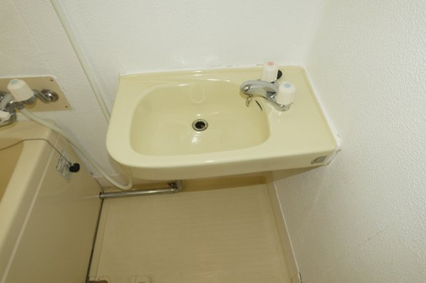 フローラルハイツの洗面所