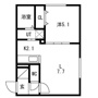 NOVEL北広島の間取り