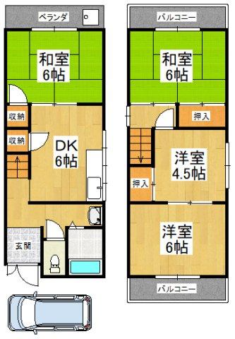 間取り：227096862174
