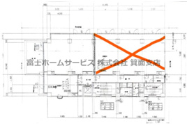吹田市豊津町の事務所の間取り