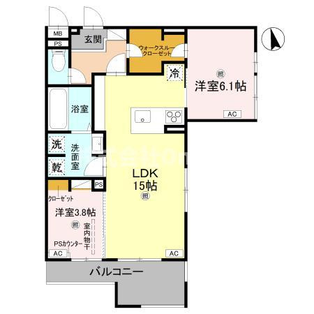 間取り：227104093843