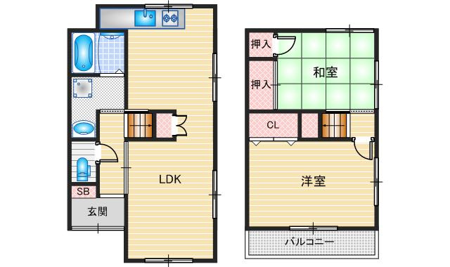 間取り：227103773665