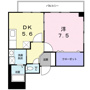 鹿児島市中央町のマンションの間取り