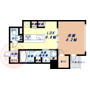 ルクレ北堀江の間取り