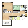 IF俊徳道(近畿大学一人暮らし)の間取り