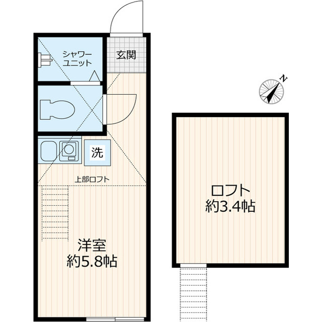 川崎市川崎区下並木&nbsp;2階建&nbsp;築12年のイメージ
