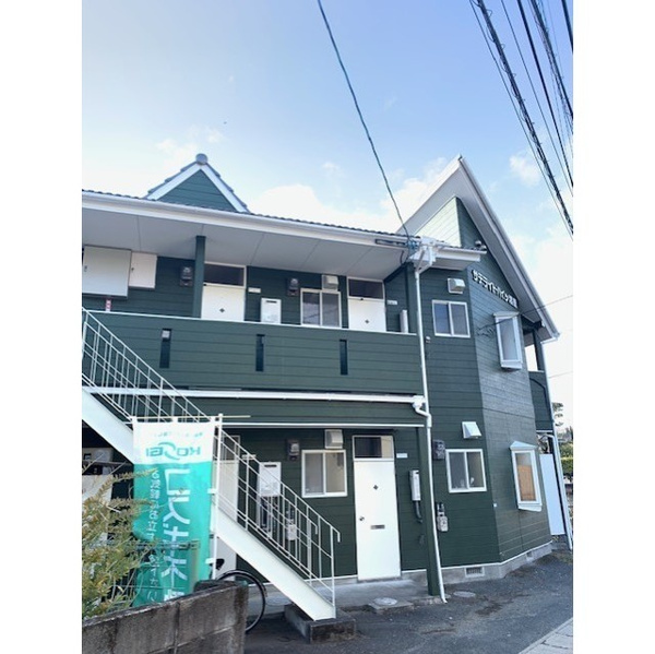 サテライトハイツ渡鹿の外観