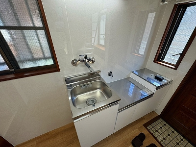 リバーストンコーポA棟のキッチン