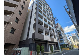 港区芝のマンションの外観