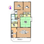 川越グリーンパークM-1号棟の間取り