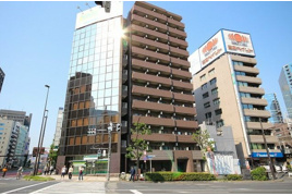 スカイコート芝壱番館の外観