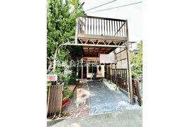 八雲北町車庫付き貸家の外観