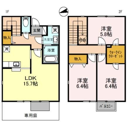 間取り：227101558482