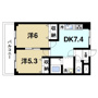 マンション南京終の間取り