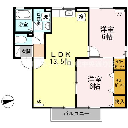メゾンシャルム木太　A棟のイメージ