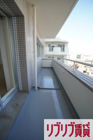 白樺フラッツのバルコニー