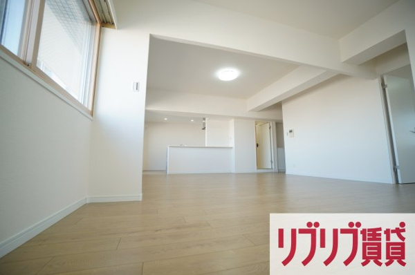 白樺フラッツの居間