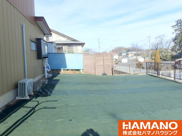 【折本戸建ての庭】