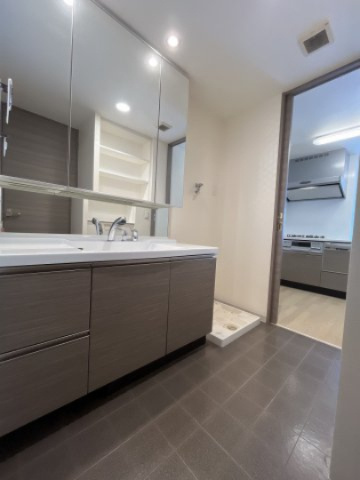 ローレルコート津新町の独立洗面台