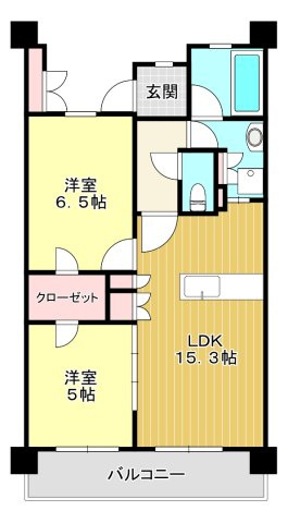 ローレルコート津新町の間取り