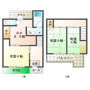 千鳥が丘3丁目貸家の間取り