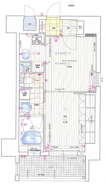 【リーガル新福島の間取り】