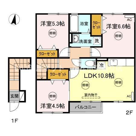 クレール A棟のイメージ