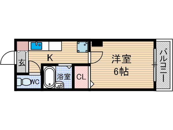 イーズ南春日丘の間取り