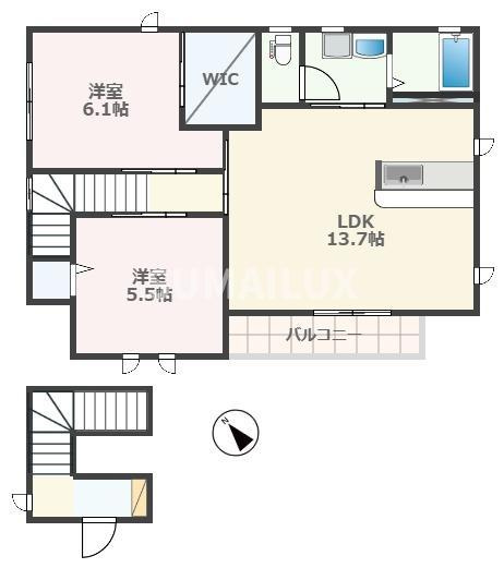 熊本市北区高平2丁目&nbsp;2階建&nbsp;築18年のイメージ