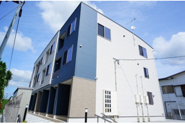 本宮市本宮のアパートの外観