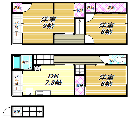 間取り：227093347828