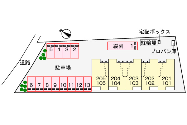【グランベリーの区画図】