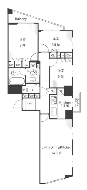 新宿区西新宿7丁目&nbsp;32階建&nbsp;築21年のイメージ