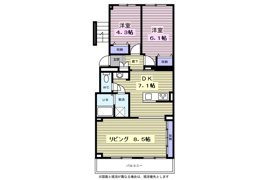 アールリエット浦和常盤Ａ棟の間取り