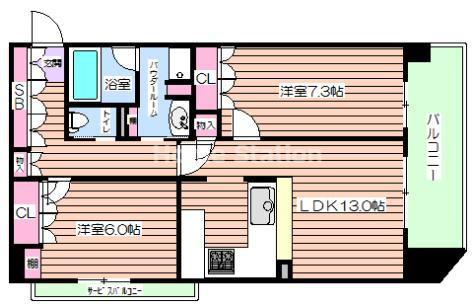 リーガル福島あみだ池の間取り