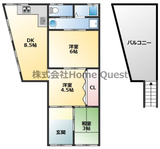 間取り：227100059165