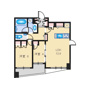 Brilla THE RESIDENCE TOKYO YAESU AVENUEの間取り