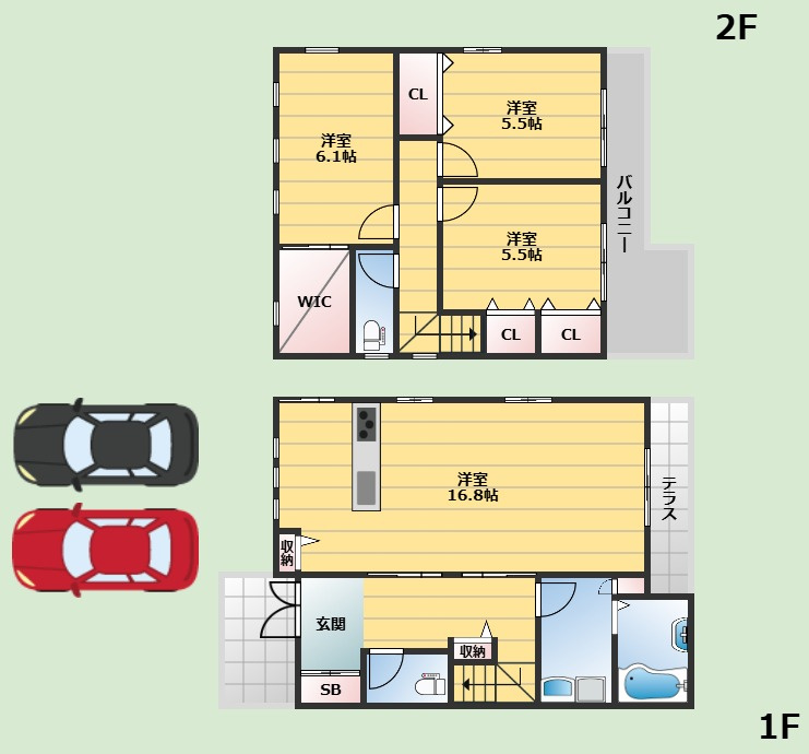 間取り：227103575869