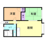 コーポ中畑の間取り