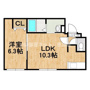 CANAAN北栄の間取り