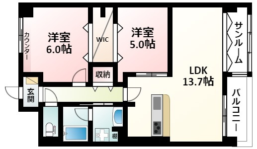 間取り：227102807503