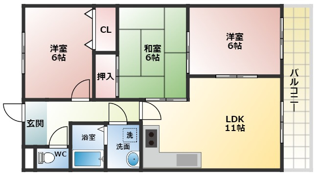 間取り：227101657368
