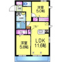 Ｍａｉｓｏｎ　ｄｅ　ＬＵＰＯ　メゾンドルポの間取り