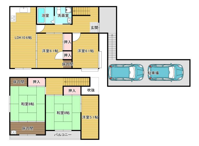 間取り：227103551085