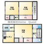 小西貸家の間取り