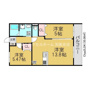 EXハイツ南住吉Ⅱの間取り