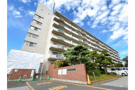 千葉市花見川区作新台のマンションの外観